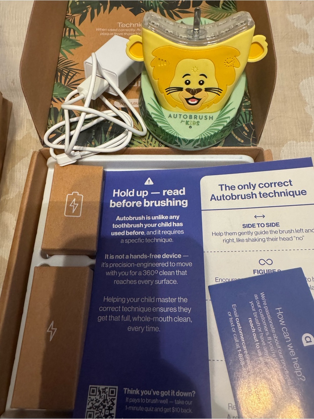 NIB autobrush tooth brush base and charger